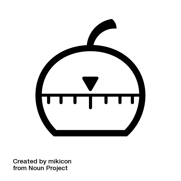 icon of a pomodoro timer