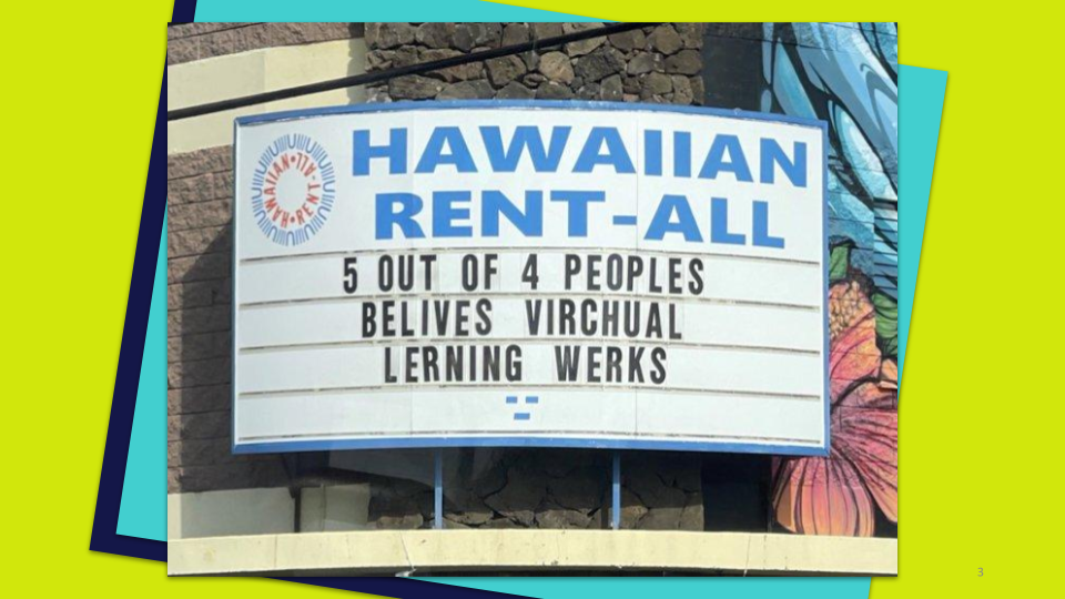 Virtual Learning - Hawaii Rent All Spoo